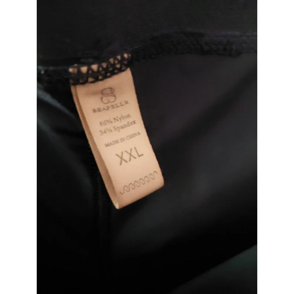 Shapellx Shapewear XXL Black Full Body Butt-Lifting Bodysuit Women